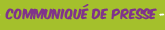 page communiqu&eacute;s de presse