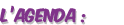 titre: agenda